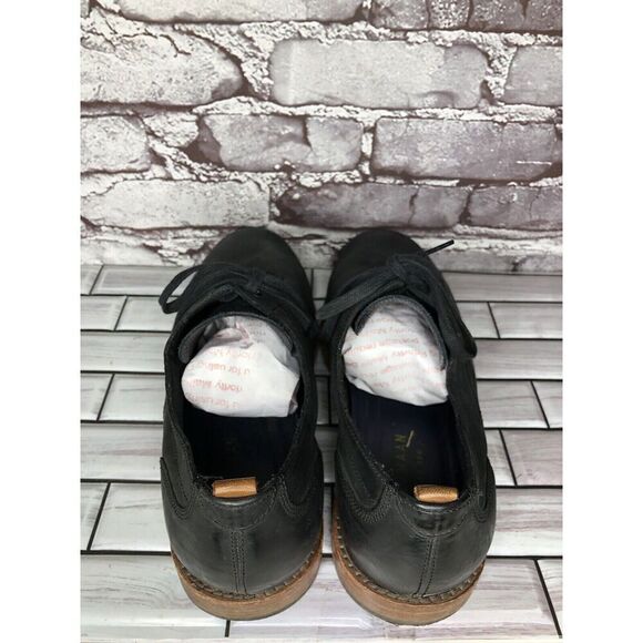 Cole Haan Grand Os. Black Leather Nubuck Casual Oxfords Shoes Men Sz 10W US/44EU - Picture 14 of 16